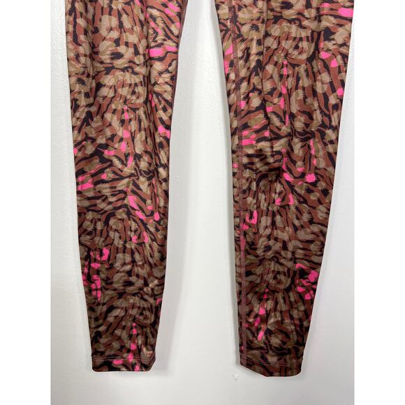 Beyond Yoga Lux Print Cheetah Swirl Pink High Waisted Leggings XS 0/2 - Picture 6 of 10